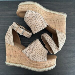 Universal Thread Raffia Wedge Sandals